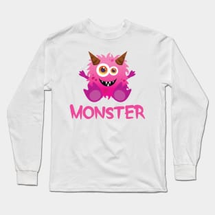 Monster - Pink Child Long Sleeve T-Shirt